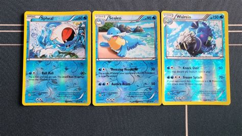 Speal sealeo walrein pokemon TCG set XY series holo, Hobbies & Toys, Memorabilia & Collectibles ...