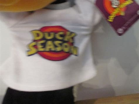 18" DAFFY DUCK as Bugs Bunny with Duck Season Outfit Looney Tunes Plush ...