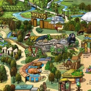 Safari North Wildlife Park Visitors Map - Mapformation