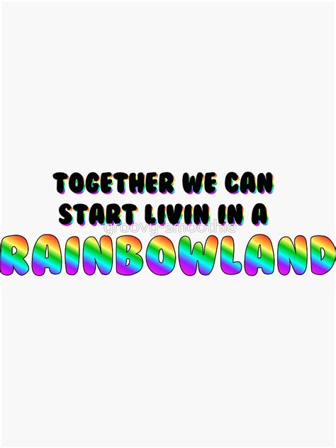 "Rainbowland Miley Cyrus" Sticker for Sale by groovy-smoothie | Redbubble