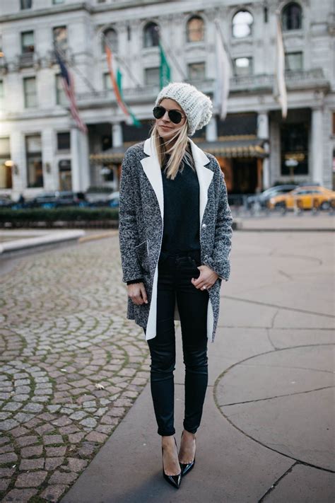 SALT & PEPPER COAT - Styled Snapshots | Chic sweaters, Edgy fashion ...