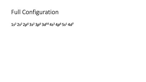 Full and Abbreviated Electron Configuration of Ruthenium Ru - YouTube