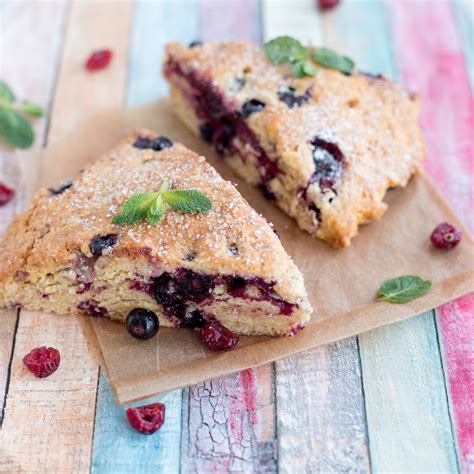 Mixed Berry Scones