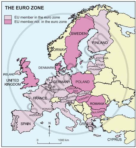 Write the names of the countries that are members of the Eurozone in ...