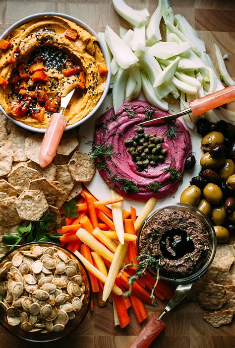 The Ultimate Vegan Snack Board (3 dip recipes!) | The First Mess