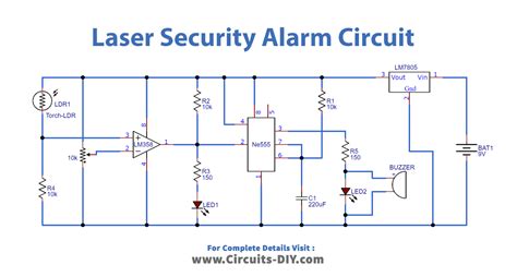 Laser Security Alarm Circuit Diagrams - Circuit Diagram