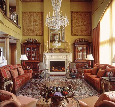 Manor House - Traditional - Living Room - dallas - by Salem and Associates