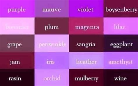 Pin by Mahardika Mosie on Mathcing colour | Purple color chart, Colors ...