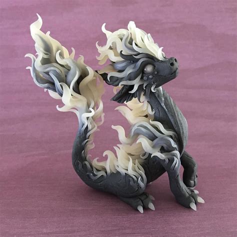 Polymer Clay Dragon, Polymer Clay Figures, Polymer Clay Sculptures ...