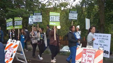 Providence nurses begin strike in Portland, Seaside - KESQ