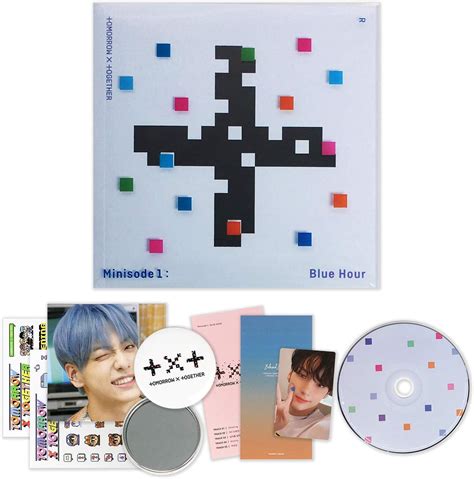 TXT Album MINISODE 1 : BLUE HOUR [Random ver.] CD + Photobook + Paper Sticker + Lyric Paper ...