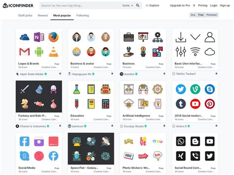 20 Best Sites to Find Free Icons for Web and App Design - Super Dev ...