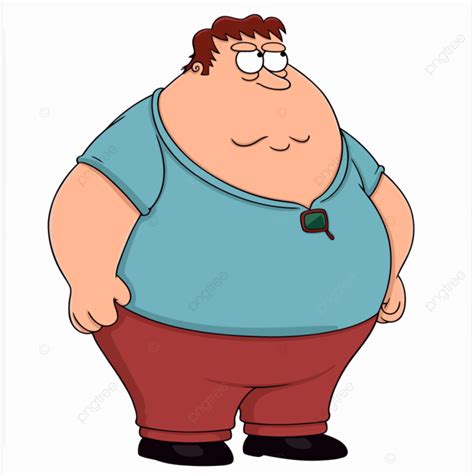 Peter Griffin Vector, Sticker Clipart Cartoon Character With His Hands ...