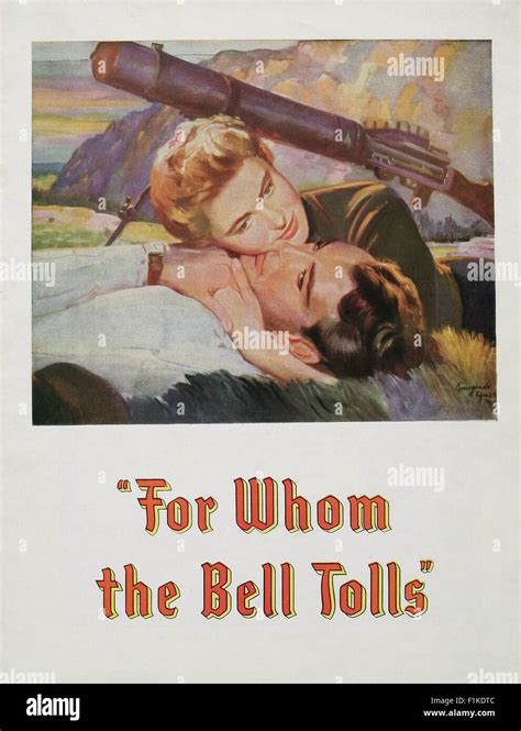 For Whom the Bell Tolls 012 - Movie Poster Stock Photo - Alamy