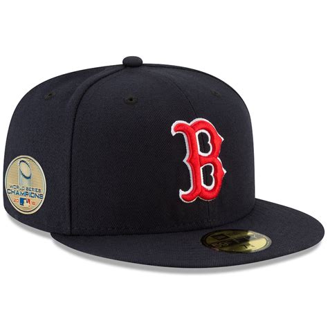 Men's Boston Red Sox New Era Navy 2018 World Series Champions Sidepatch ...