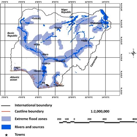 Main causes of urban flooding in the Lagos area of Nigeria showing ...