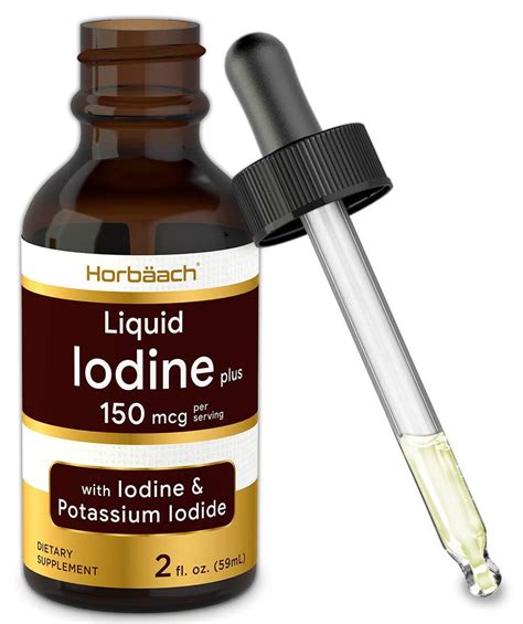 Liquid Iodine Solution Drops | 2 fl oz | 150 mcg | Iodine & Potassium – Life IRL