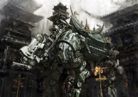 Epic Mech: Stunning Anime HD Wallpaper