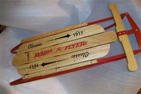 Radio Flyer Sled 551 Collectible by Western Auto 17 x 5