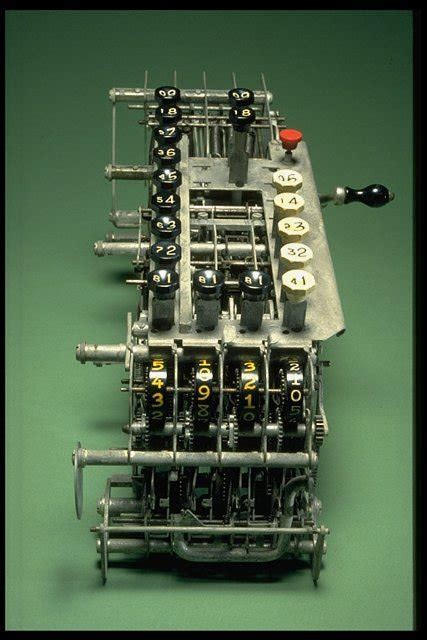 Comptometer Section, Model F, 1/6 Fraction | National Museum of American History