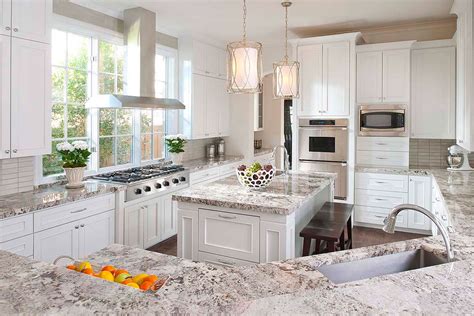 35+ Exciting "White Granite Kitchen Countertops" ( Ideas & Projects )