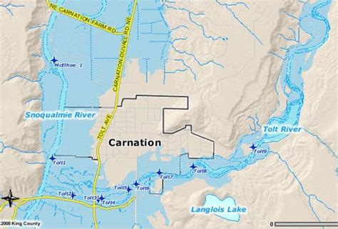 Carnation Washington Map