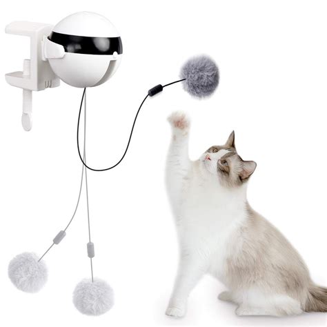 Automatic Cat Toy Ball Electric Lifting Interactive Self Playing Teaser Puzzle Smart Pet Cat ...