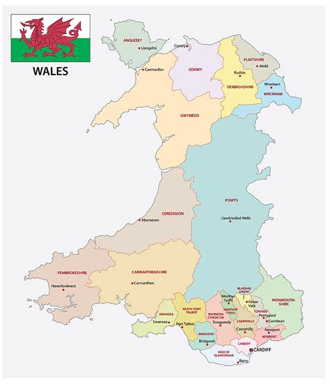 Map Of Wales Wales Map Clipart Png Download 5515620 Pinclipart | Images ...