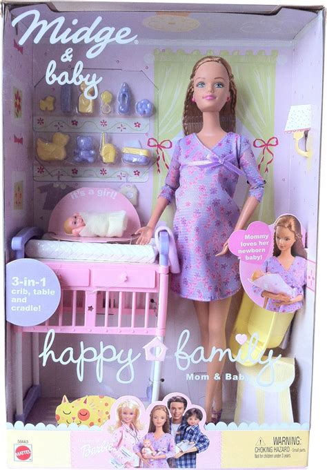 *2003 Happy family Midge & baby dolls 2 #56663 | Barbie happy family, Baby barbie, Baby doll set