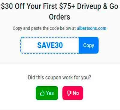 Albertsons Coupons And Promo Code