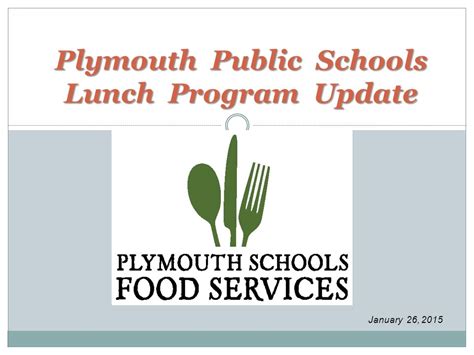 Plymouth Public Schools Lunch Program Update January 26, ppt download