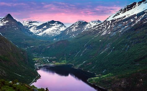 3840x2400 geiranger 4k amazing wallpaper | Norway wallpaper, Mountain images, Mountain lakes