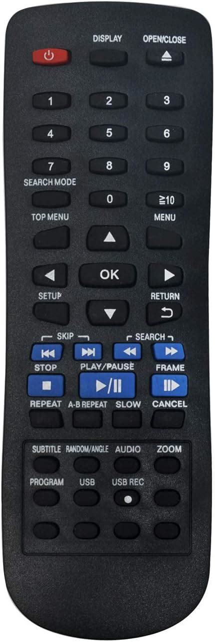 VINABTY N2QAYA000015 Replacement Remote Control Fit for Panasonic DVD Player DVD-S48 DVD-S68 DVD ...