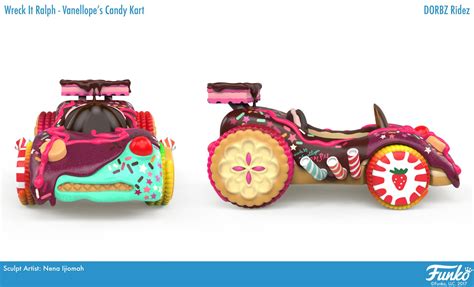 ArtStation - Vanellope's Candy Kart, Nena Ijiomah | Candy house, Candy car, Wreck it ralph