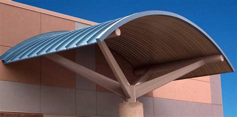 curved metal roof