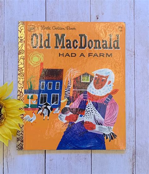 Vintage 1972 Old MacDonald Had a Farm Golden Book | Etsy | Little golden books, Rhyming books ...