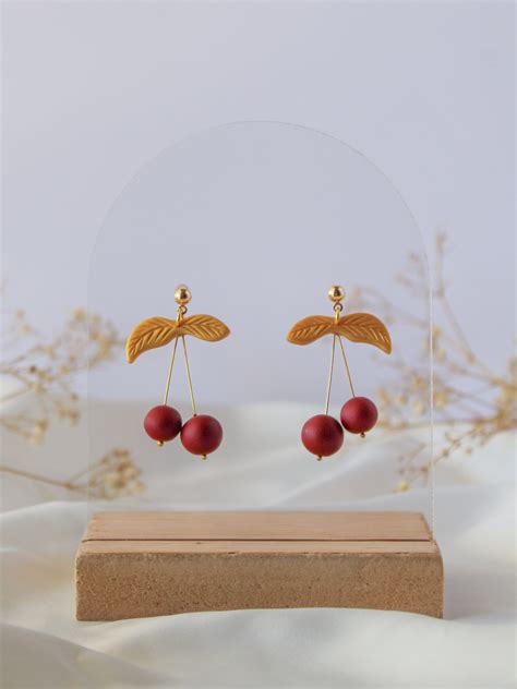 Cherry earrings