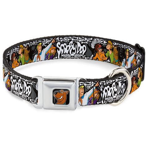 Dog Collar SDC-Scooby Doo Face Full Color Black - SCOOBY DOO Group Pose Pet Collar - Walmart.com