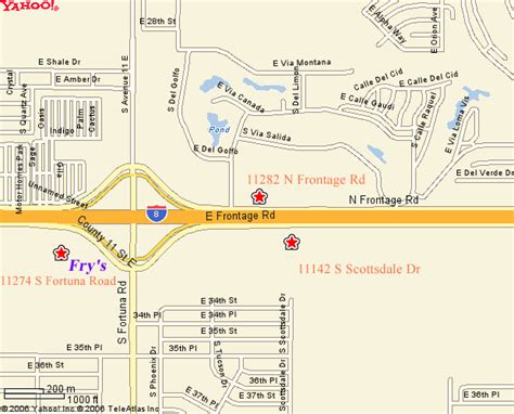 Yuma Foothills Urgent Care Map