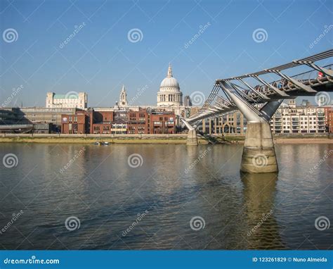 View of the Banks of the River Thames, in London, UK Editorial Stock ...