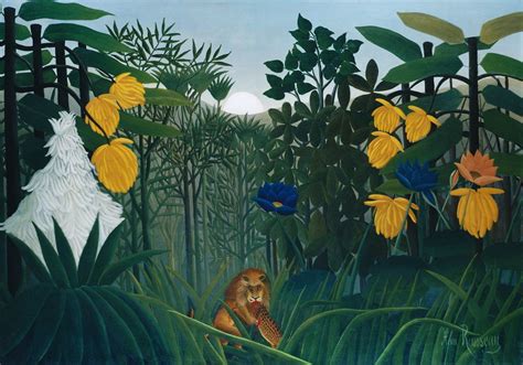 The Repast of the Lion, 1907 | Illustration wall art, Henri rousseau, Illustration wall