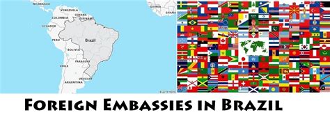 List of Foreign Embassies in Brazil – Countryaah.com