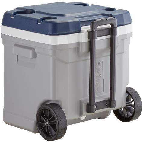 Igloo 34696 MaxCold Latitude 60 Qt. Gray Cooler with Wheels and ...