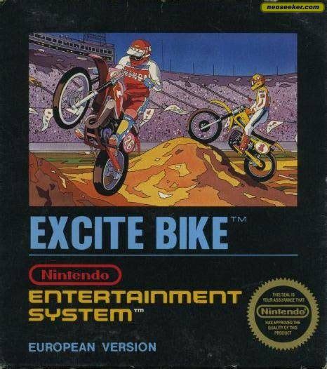 Excitebike NES Front cover