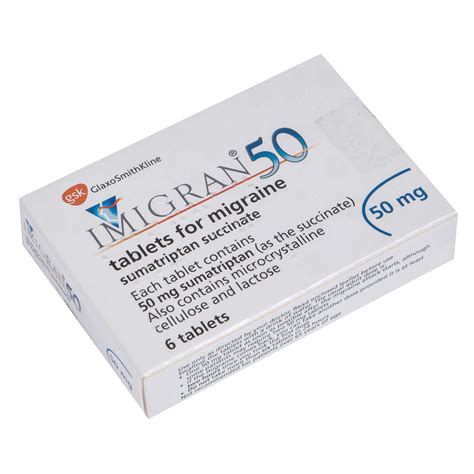 Buy Imigran 50mg/100mg Tablets | Migraine Relief Tablets | PostMyMeds