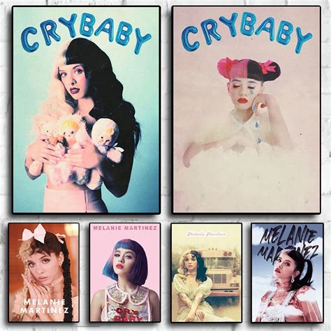 Singer-Melanie-Martinez-Posters-Pop-Music-Album-Cover-Crybaby-Aesthetic-Art-Home-Wall-Decor-for ...