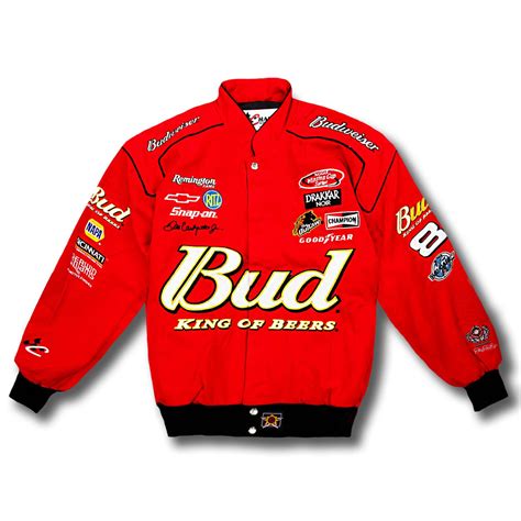 Vintage NASCAR Dale Earnhardt Jr 8 Budweiser Race Jacket - New