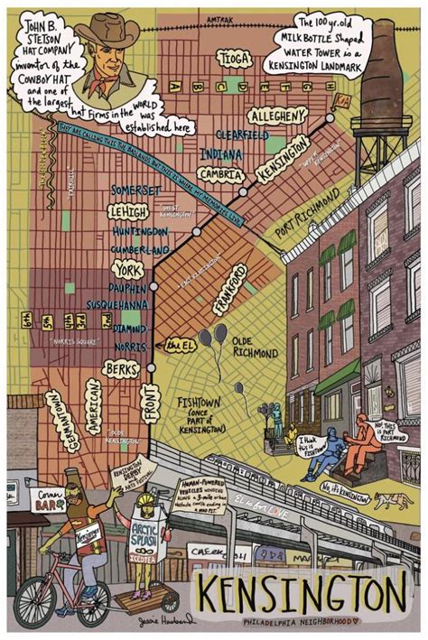 Map of Kensington, Philadelphia - a positive take on the neighborhood ...