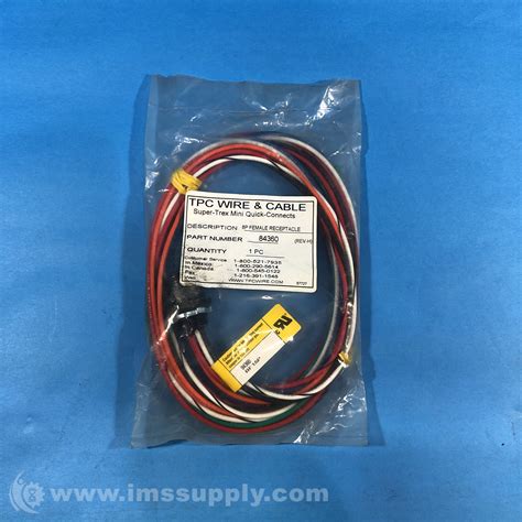 TPC Wire Cable 84360 8 Pole Quick Connect Female Receptacle - IMS Supply