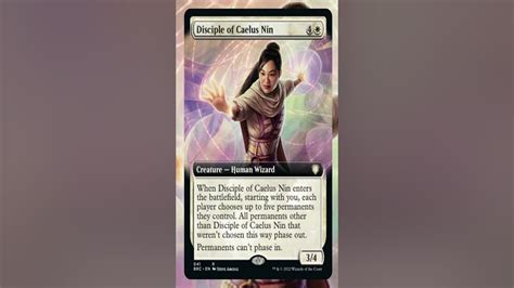 #MTG Card of the Week- Disciple of Caelus Nin #magicthegathering #shorts - YouTube